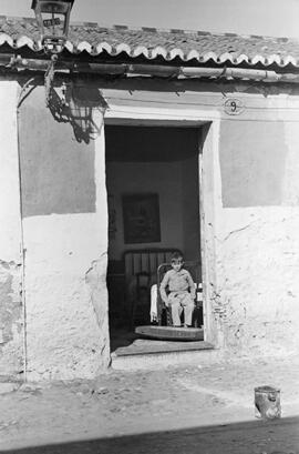 Vivienda en calle López Pinto. El Bulto. Década de 1940. Málaga, España.