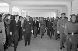 Visita oficial de Franco a Málaga. 27 y 28 de abril de 1961. Escuela de Comercio e Instituto Nuestra Señora de la Victoria. Málaga, España